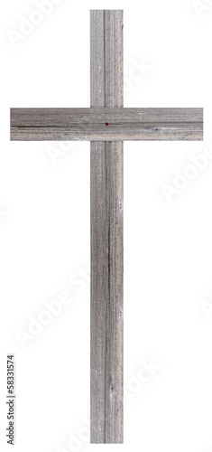 Photo: Old wooden cross Old wooden cross
