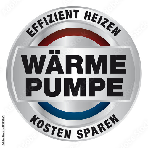 Vector: Wärmepumpe - effizient heizen - Kosten sparen Wärmepumpe - effizient heizen - Kosten sparen