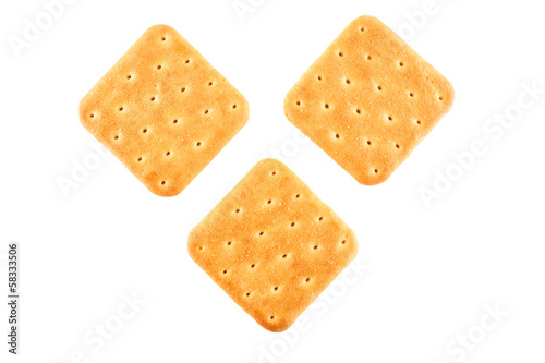 Photo: Three crackers top view Three crackers top view