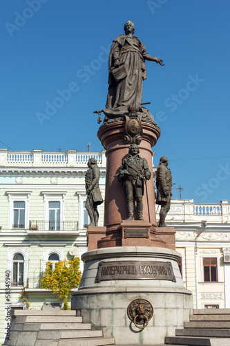 Photo: Monument to Odessa founders and Catherine the Great Monument to Odessa founders and Catherine the Great