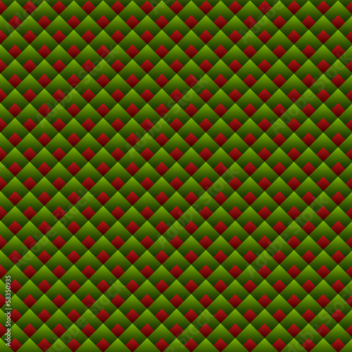 Vector: Christmas Geometric Red and Green Seamless Pattern Christmas Geometric Red and Green Seamless Pattern