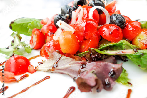 Photo: Fresh tomatoes salad Fresh tomatoes salad