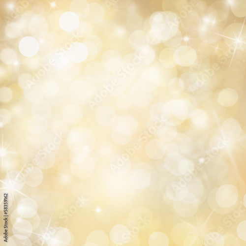 Photo: golden stars background magical golden stars background magical