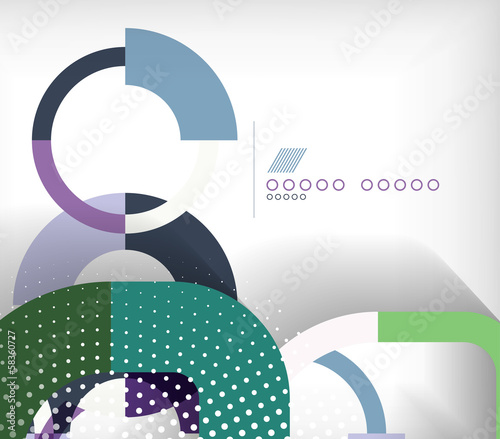 Vector: Rings geometric shapes abstract background Rings geometric shapes abstract background