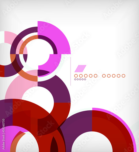 Vector: Rings geometric shapes abstract background Rings geometric shapes abstract background
