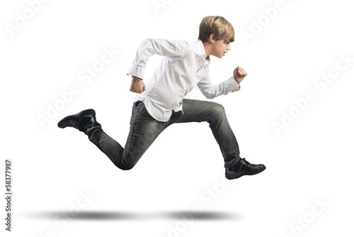 Photo: Running child Running child