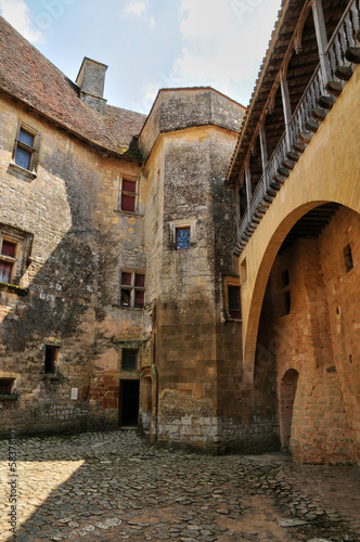 Photo: France, picturesque castle of Biron in Dordogne France, picturesque castle of Biron in Dordogne