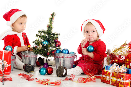 Photo: little santa helpers little santa helpers
