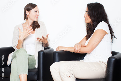 Photo: Discussion among friends Discussion among friends