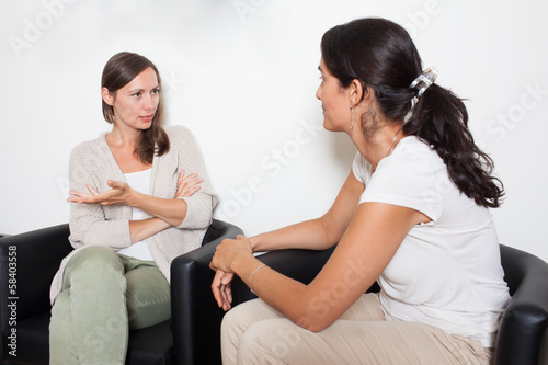 Photo: Probleme ausdiskutieren Probleme ausdiskutieren