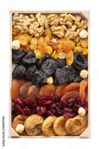 Photo: Mixed dried fruits and nuts Mixed dried fruits and nuts
