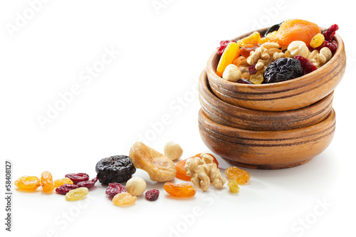 Photo: Mixed dried fruits and nuts Mixed dried fruits and nuts