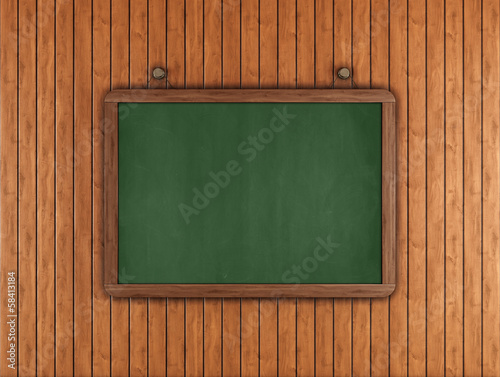 Illustration: Green chalkboard Green chalkboard