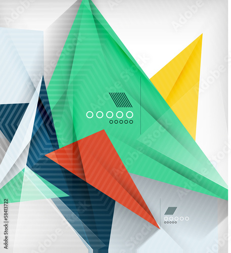 Vector: Abstract geometric shape background Abstract geometric shape background