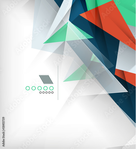 Vector: Abstract geometric shape background Abstract geometric shape background