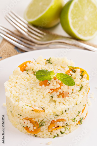 Photo: Couscous with vegetables Couscous with vegetables