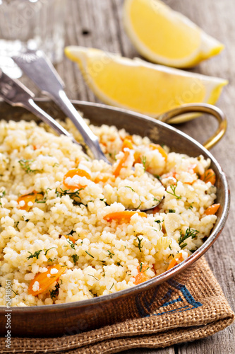 Photo: Couscous with vegetables Couscous with vegetables