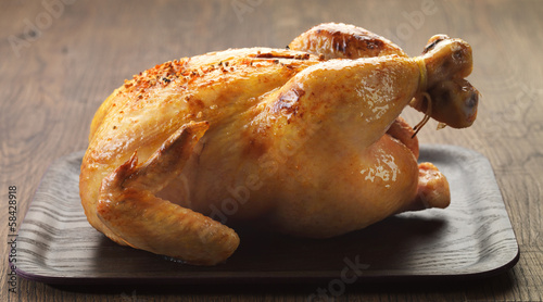 Photo: Roasted chicken Roasted chicken