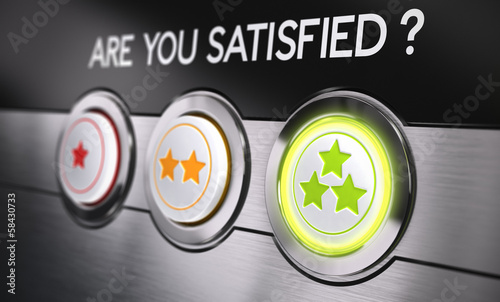 Illustration: Satisfied Customer Satisfied Customer