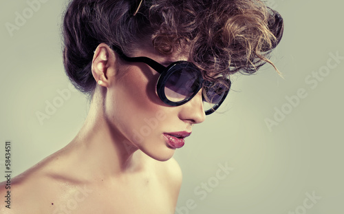 Photo: Sensual classic woman with amazing lips Sensual classic woman with amazing lips