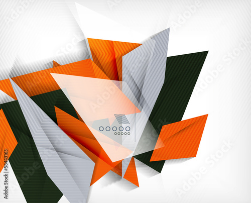 Vector: Business geometric shape abstract background Business geometric shape abstract background