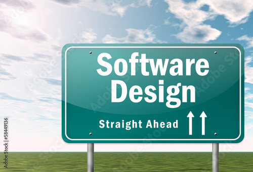 Illustration: Highway Signpost "Software Design" Highway Signpost "Software Design"