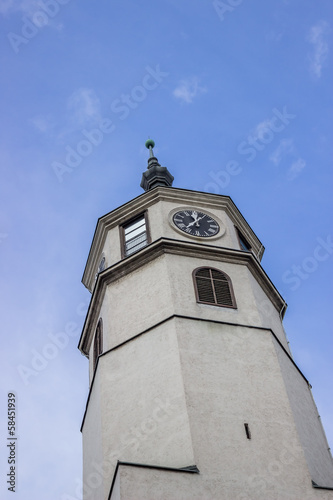 Photo: Clock tower symbolizing erection power Clock tower symbolizing erection power