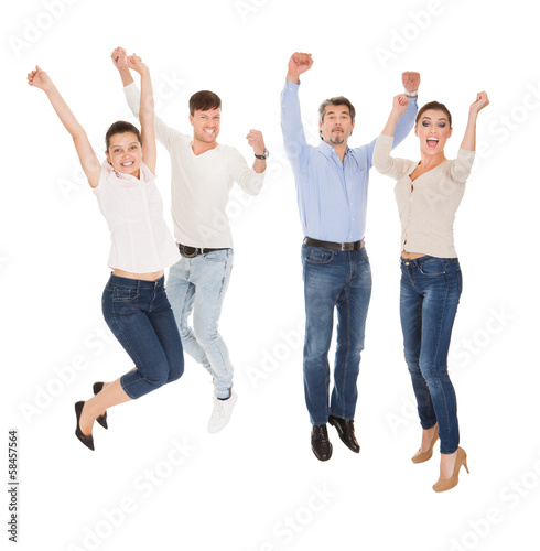 Photo: Group Of A Happy People Group Of A Happy People
