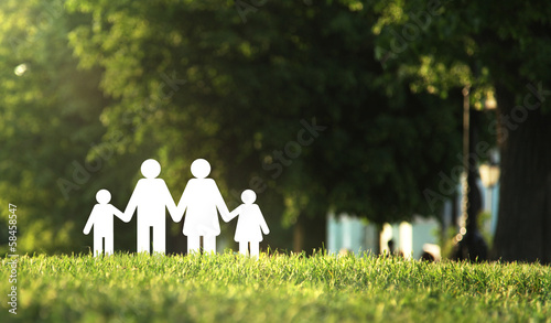 Photo: paper family paper family