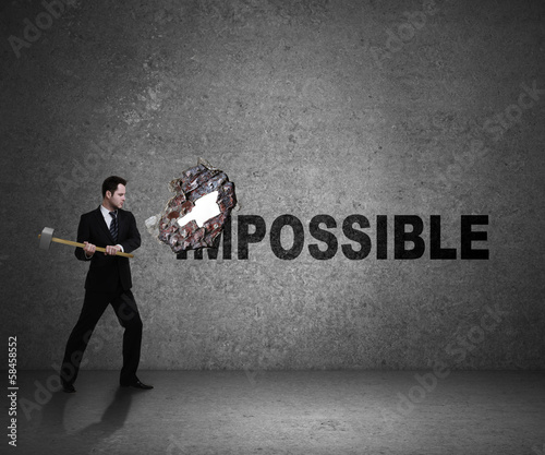 Photo: impossible concept impossible concept