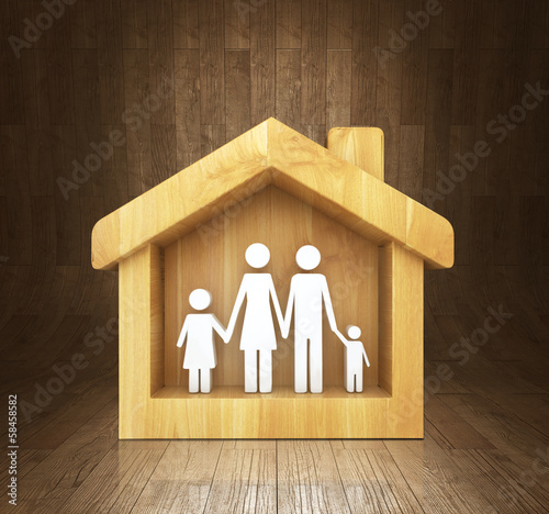 Illustration: happy family happy family
