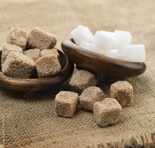 Photo: Brown And White Sugar Brown And White Sugar