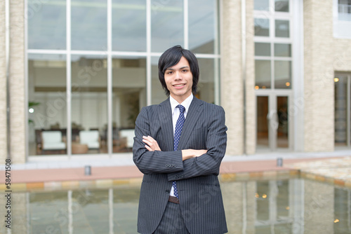 Photo: 笑顔のビジネスマン 笑顔のビジネスマン