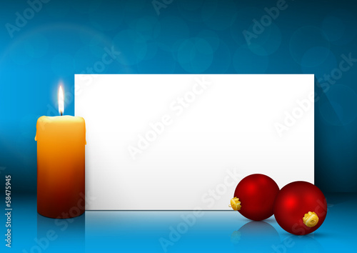 Vector: Weihnachtskarte, Hintergrund, Weihnachten, Kerze, 1. Advent Weihnachtskarte, Hintergrund, Weihnachten, Kerze, 1. Advent