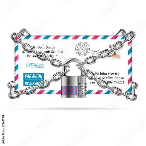 Vector: Confidential Mail Confidential Mail