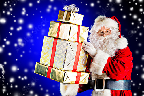 Photo: boxes with presents boxes with presents
