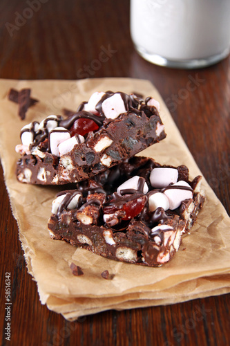 Photo: zwei stücke rocky road zwei stücke rocky road