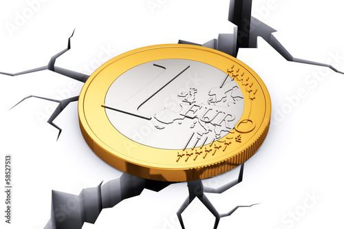 Illustration: Crisis in European Union concept Crisis in European Union concept