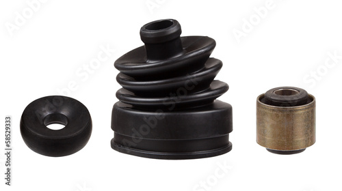 Photo: New auto parts for cars. Collage New auto parts for cars. Collage