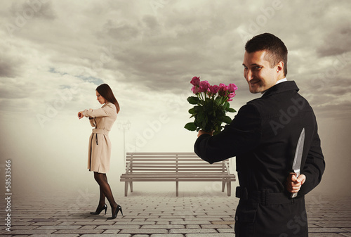 Photo: cunning man going to metting cunning man going to metting