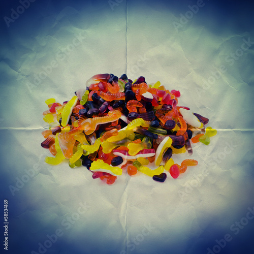 Photo: jelly sweets paper backdrop jelly sweets paper backdrop