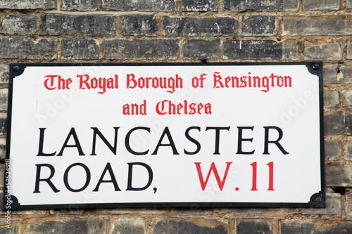 Photo: Lancaster road a famous London Address Lancaster road a famous London Address
