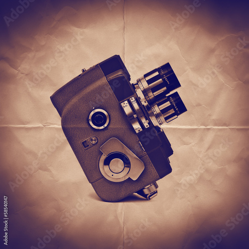 Photo: vintage movie camera paper backdrop vintage movie camera paper backdrop