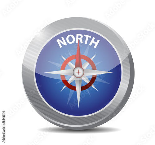 Illustration: north compass illustration design north compass illustration design