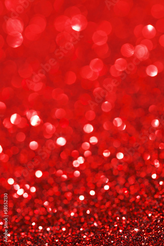 Photo: Red glitter background Red glitter background