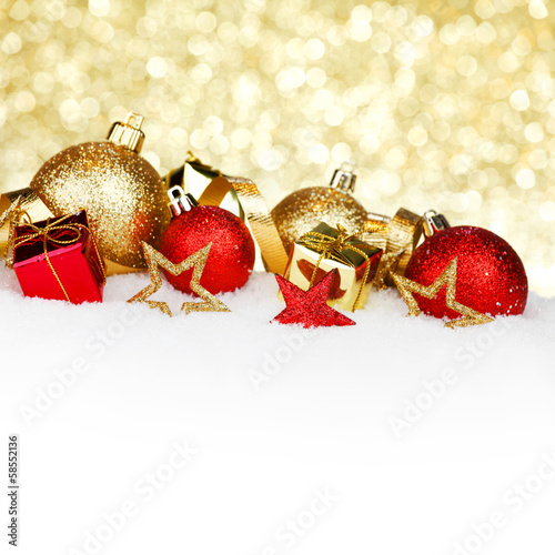 Photo: Christmas composition Christmas composition