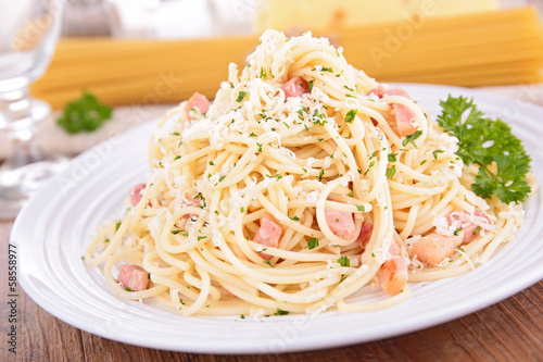 Photo: carbonara pasta carbonara pasta