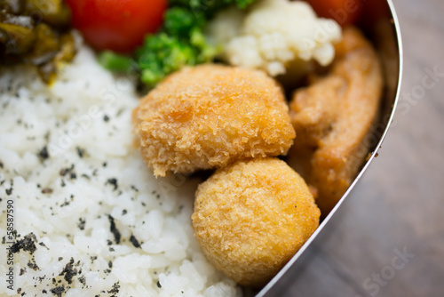 Photo: 揚げ物弁当 揚げ物弁当