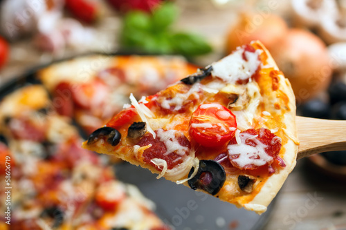 Photo: Homemade pizza Homemade pizza