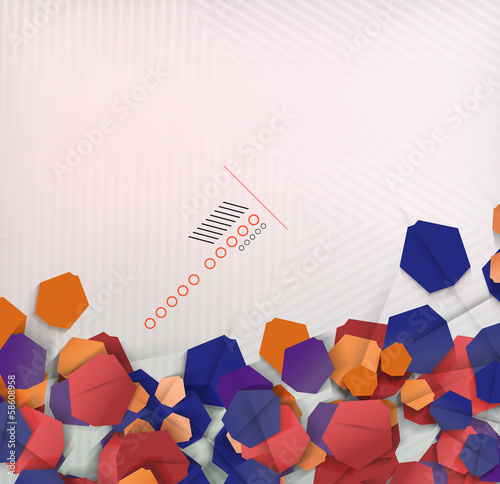 Vector: Abstract geometric shape background Abstract geometric shape background